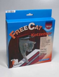 Dvířka kočka plast Hnědá 4P Freecat DeLuxe Trixie 1ks