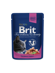 Brit Premium Cat Pouches with Salmon & Trout