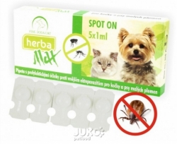 Herba Max-SPOTON proti parazitům pro psy a kočky 1x1ml - NA PŘÍRODNÍ BÁZI!
