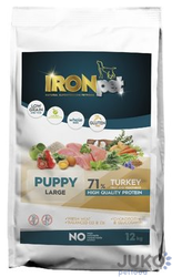 IRONpet TURKEY Puppy Large 12kg