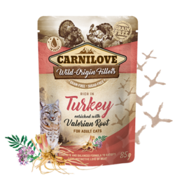 Carnilove Cat Pouch Turkey enriched with Valerian 85g
