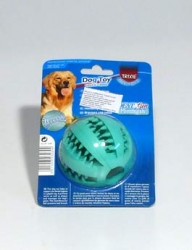 Dentafun míč pro psy baseball s mátou 7cm