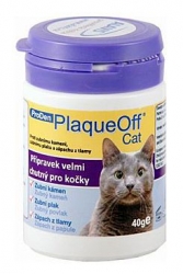 PlaqueOff Cat 40g - zubní prášek