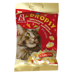 AK Drops smetanové pro kočky