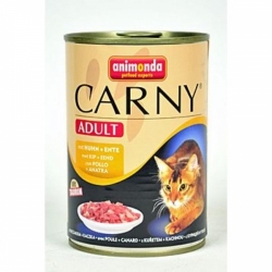 Konzerva pro kočky Animonda ADULT kuře/kachna 400g