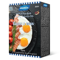 SMOOKIES Premium BACON - slaninové sušenky s vejci 200g  
