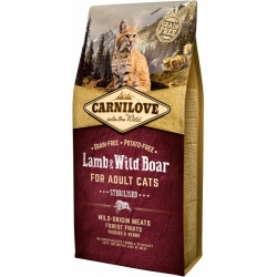 Carnilove Cat Lamb & Wild Boar Sterilised 6kg