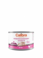 Calibra Cat Kitten Chicken with Chicken Hearts and Salmon Oil