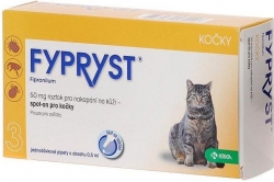 Krka Fypryst Spot-on pipeta proti parazitům pro kočky 3ks - VÝHODNÁ CENA!