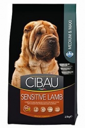 CIBAU Dog Adult Sensitive Lamb&Rice Medium Maxi12+2kg 