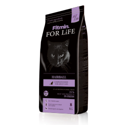 Fitmin cat For Life Hairball - 1,8 kg+ BONUS NAVÍC