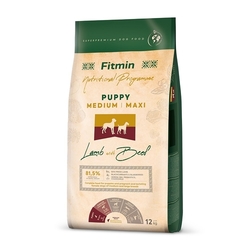 Fitmin Medium Maxi Puppy Lamb With Beef 12kg + DOPRAVA + PAMLSKY NEBO SLEVA 15% 