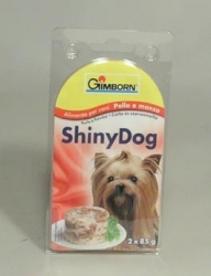 GIMBORN KONZ. SHINYDOG KUŘE/HOVĚZÍ 2X85G