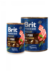 Brit Premium by Nature Pork with Trachea 400g 