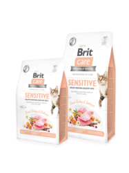 Brit Care Cat Grain-Free SENSITIVE HEALTHY DIGESTION AND DELICATE TASTE 400g