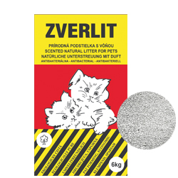ZVERLIT Natural s vůní 6kg (červený)