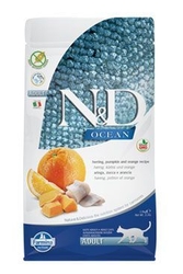 N&D OCEAN CAT Adult Herring, Pumpkin & Orange 1,5kg