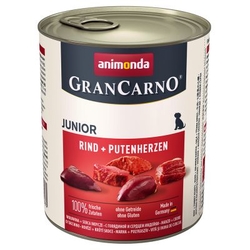 GRANCARNO JUNIOR - hovězí, krůtí srdce 400g