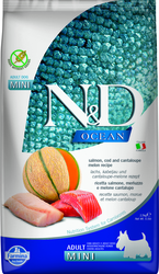 N&D OCEAN DOG Adult Mini Salmon & Cod & Melon 7kg