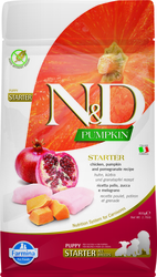 N&D GF Pumpkin DOG Puppy Starter Chicken&Pomegranate 800g