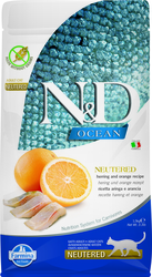 N&D OCEAN CAT NEUTERED Adult Herring & Orange 300g
