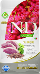 N&D Quinoa CAT Neutered Duck &Broccoli&Asparagus 5kg