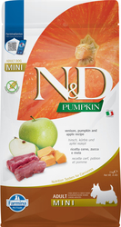 N&D GF Pumpkin DOG Adult Mini Venison & Apple 2kg