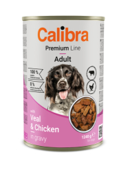Calibra konzerva telecí+kuře  12x1240g 