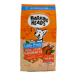 BARKING HEADS Little Paws Bowl Lickin Good Chick 6kg