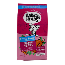 BARKING HEADS Little Paws Golden Years Chicken 6kg