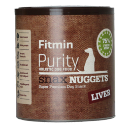 Fitmin Snax dog  liver Nuggets 180 g doza cca 40ks 