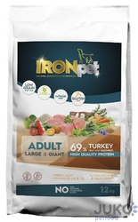 IRONpet TURKEY Large & Giant Adult 12kg