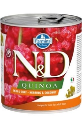 N&D DOG QUINOA Adult Herring & Coconut 285g