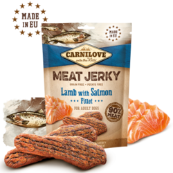 Carnilove Meat Jerky Lamb with Salmon Fillet 100g