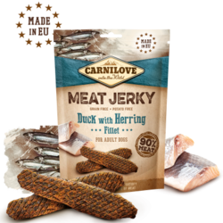 Carnilove Meat Jerky Duck with Herring Fillet 100g