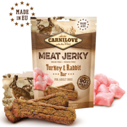 Carnilove Meat Jerky Turkey & Rabbit Bar 100g