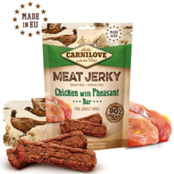 Carnilove Meat Jerky Chicken with Pheasant Bar 100g