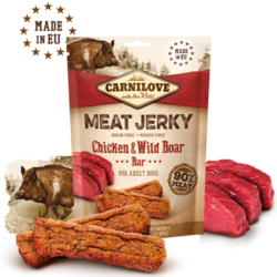 Carnilove Meat Jerky Chicken & Wild Boar Bar 100g