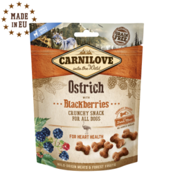 Carnilove Crunchy Ostrich with Blackberries 200g