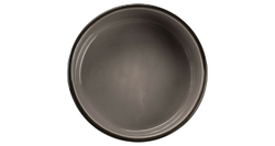 Keramická miska pro psy černá s šedými tlapkami 0,8l 16 cm
