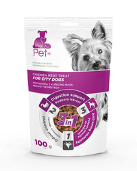 PETt+ chicken meat treat for city dogs 100g