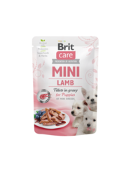 Brit Care Mini Lamb fillets in gravy for puppies 85g