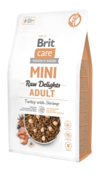 Brit Care Dog Mini FD Raw Delights Turkey&Shrimp 2kg