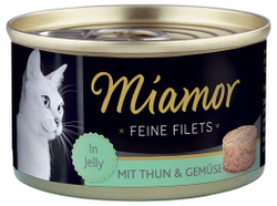 Miamor Cat Filet konzerva tuňák+zelenina100g