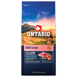 Ontario Adult Large Lamb & Brown Rice 12kg+ konzervy + DOPRAVA NEBO BONUS ZDARMA