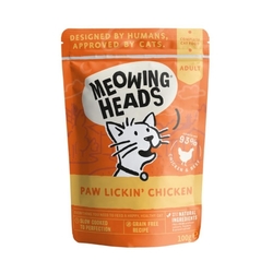 MEOWING HEADS Paw Lickin’ Chicken kapsička 100g