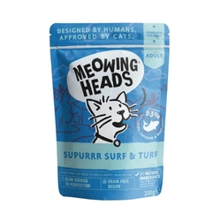 MEOWING HEADS Surf & Turf kapsička 100g