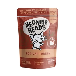 MEOWING HEADS Top Cat Turkey kapsička 100g