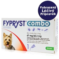 Antiparazitní pipeta Fypryst Combo pro psy do 10 kg