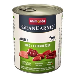 GRANCARNO JUNIOR - hovězí, kachní srdce 400g